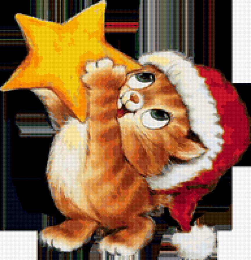 Котейка - новый год, кот - предпросмотр