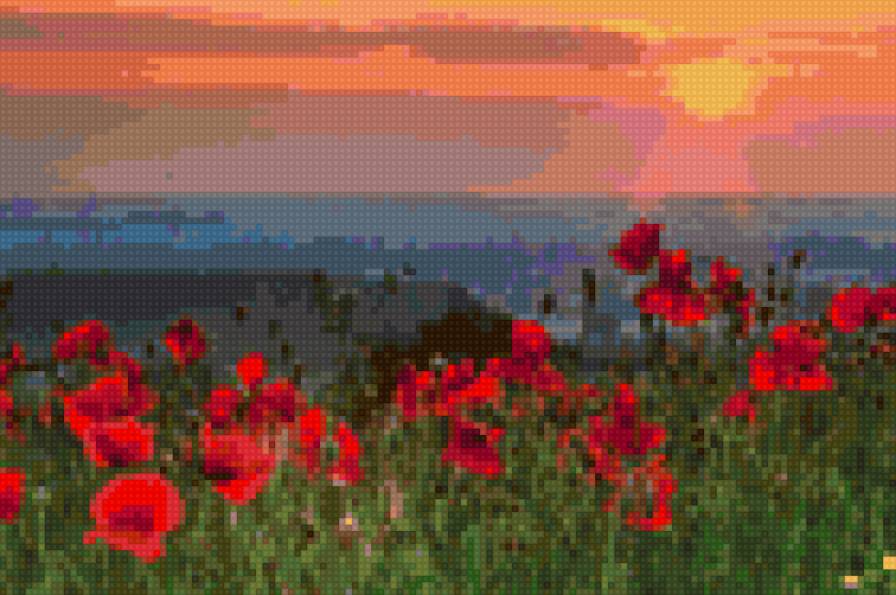 маковое поле - мак, поле - предпросмотр