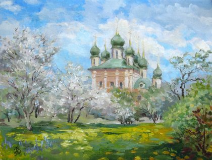 Серия "Собор" - церковь, пейзаж, собор - оригинал