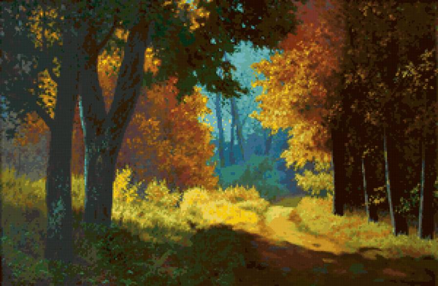 №16676 - дорога, пейзаж, осень - предпросмотр