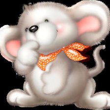 Схема вышивки «мышка»