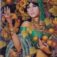 Схема вышивки «турчанка»