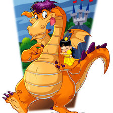 Схема вышивки «дракон»