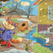 Схема вышивки «веселые картинки»