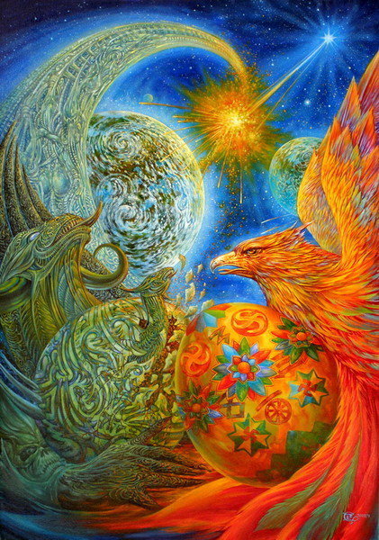 Жар-птица - сказка, дракон, огонь - оригинал