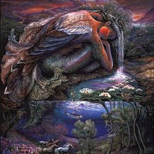 Схема вышивки «Картины Жозефины Уолл»