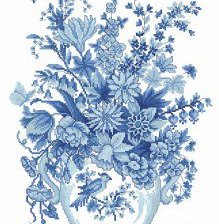 Схема вышивки «цветы»