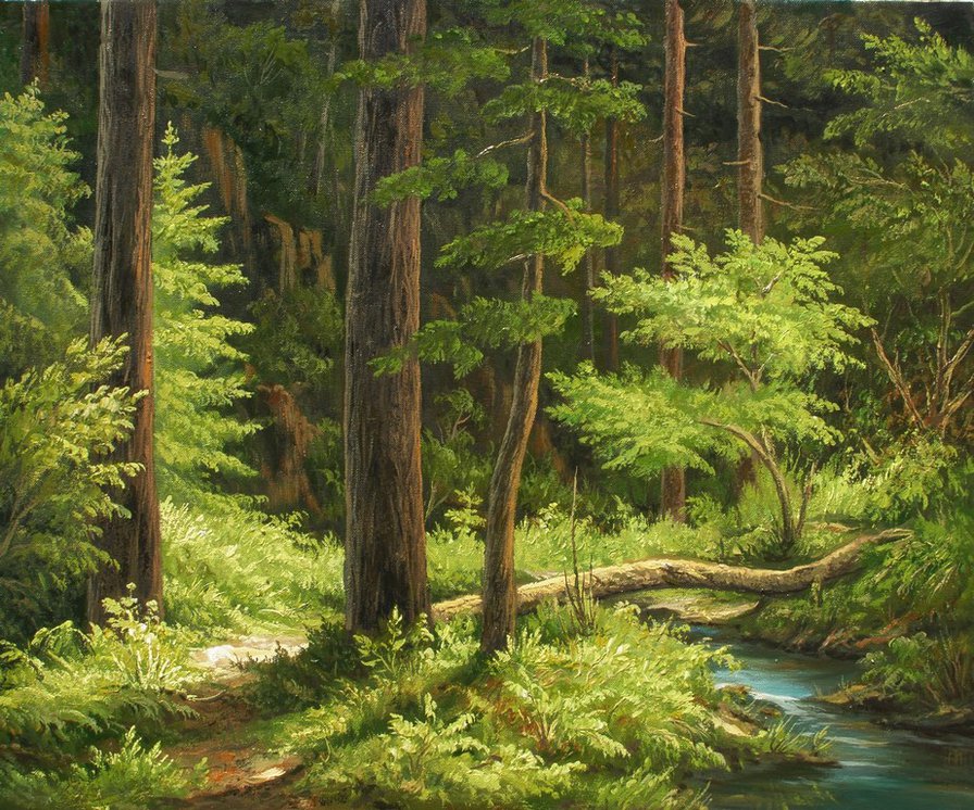 Лес - лето, пейзаж, лес - оригинал