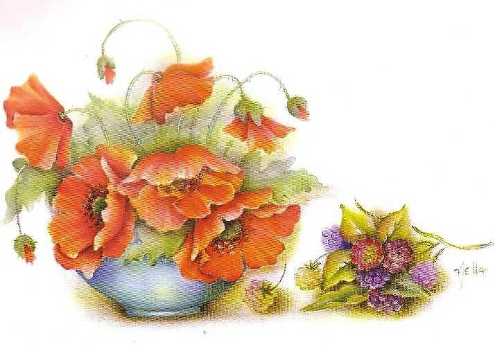 Маки - открытка, цветы - оригинал