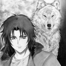 Схема вышивки «волчий дождь4»