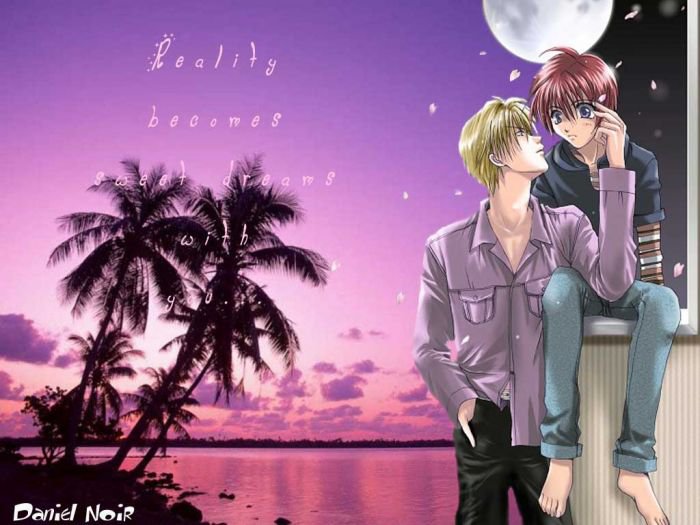 гравитация1 - аниме, пары, парни - оригинал