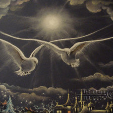 Схема вышивки «Голуби»