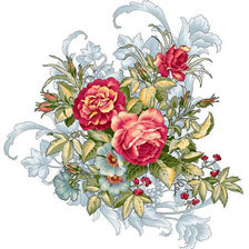 Схема вышивки «букет»