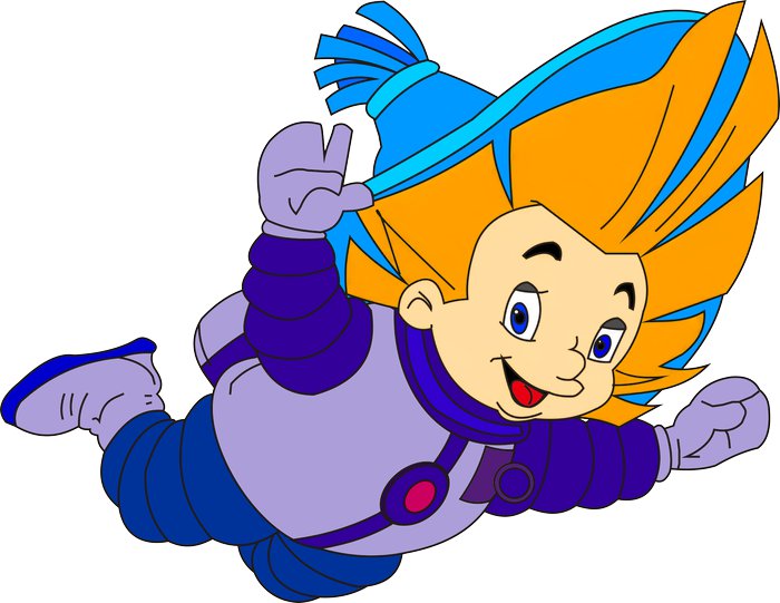 Незнайка - мультяшки, открытка - оригинал