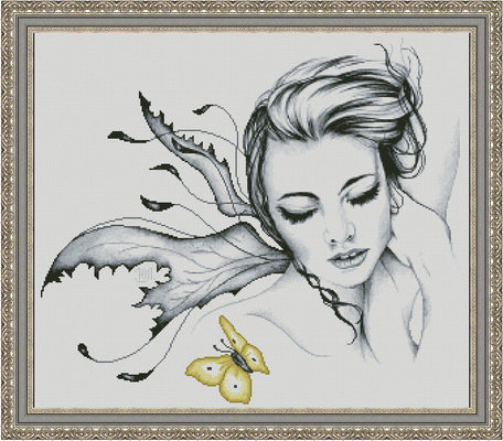 серия "фентези" - эльф.бабочка - оригинал