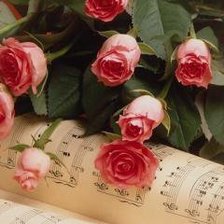 Схема вышивки «Букет роз»