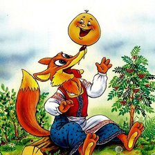 Схема вышивки «Колобок»