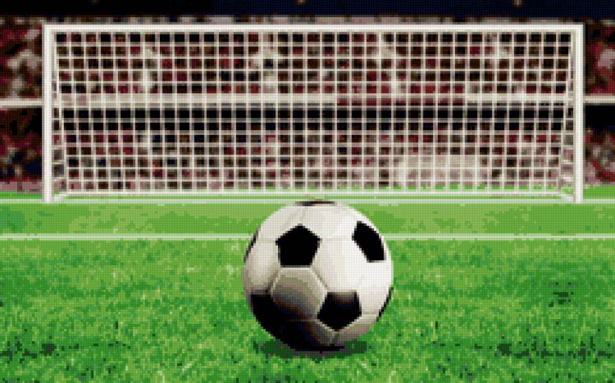 мяч - поле, мяч, футбол, ворота - предпросмотр