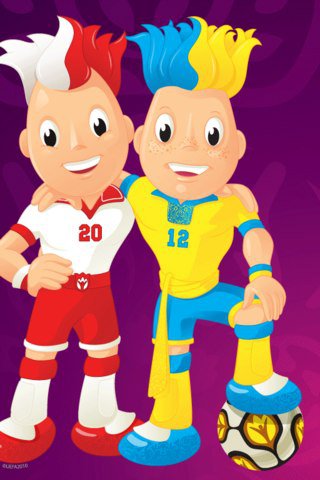 евро 2012 - евро 2012, футбол, мяч - оригинал