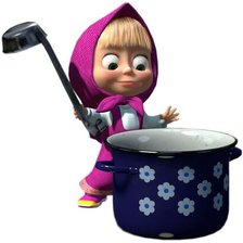 Схема вышивки «Маша и медведь»