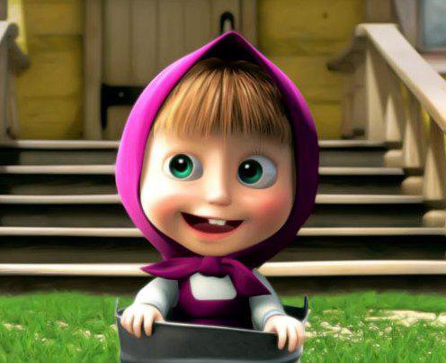 Маша и медведь - мультик - оригинал