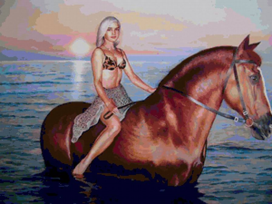 верхом на коне - предпросмотр