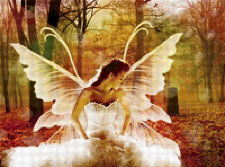 девушка-бабочка 5 - предпросмотр