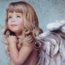 Схема вышивки «ангел»