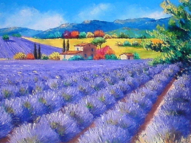 прованский пейзаж - пейзаж, природа - оригинал