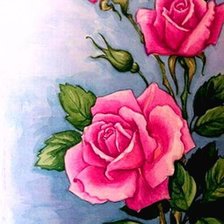 Схема вышивки «Роз»