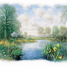 Схема вышивки «Весна»