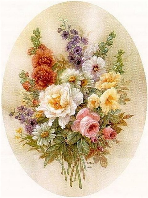 Нежный букет - цветы - оригинал