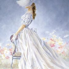 Схема вышивки «Незнакомка»