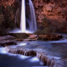 Схема вышивки «водопад»
