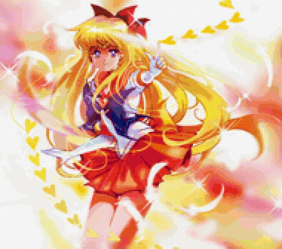 Сейлор Венера арт - фанарт, минако аино, сейлор венера, сейлор мун - предпросмотр