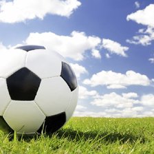 Схема вышивки «Мяч на поле»