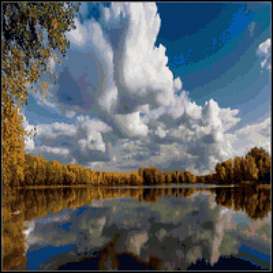 пейзаж - природа, озеро, пейзаж - предпросмотр