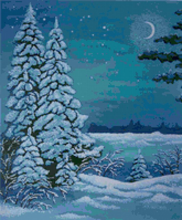 зимушка - природа, пейзаж, зима - предпросмотр