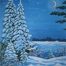 Схема вышивки «зимушка»