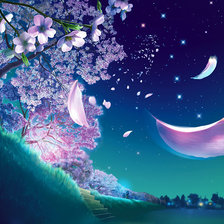 Схема вышивки «сакура»