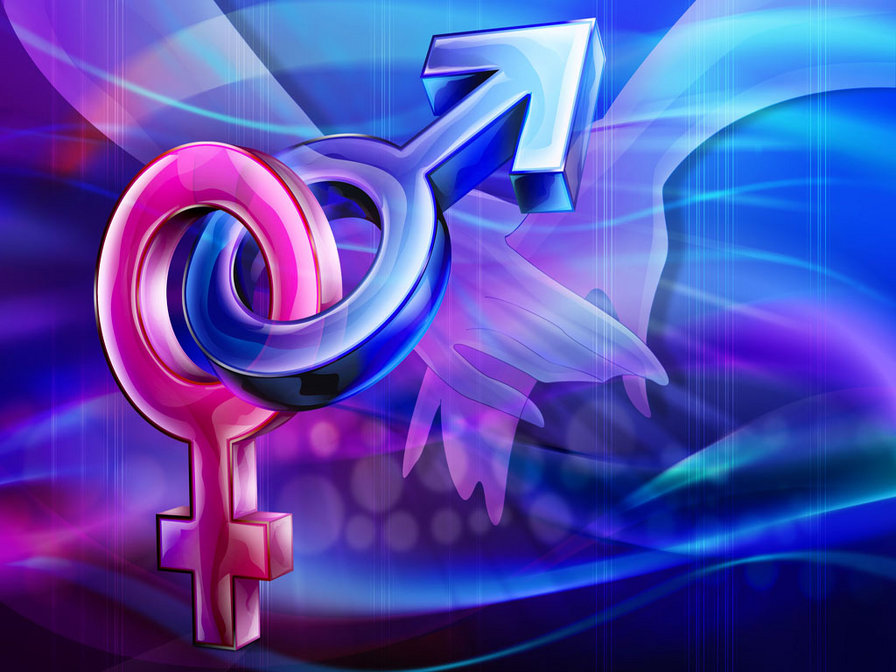 Он и она - пара, разное - оригинал