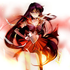 Схема вышивки «Сейлор Марс арт»