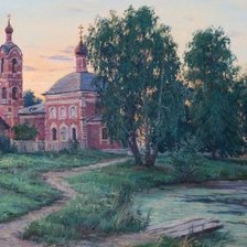 Схема вышивки «Дорога к храму»