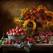 Схема вышивки «яблоки»