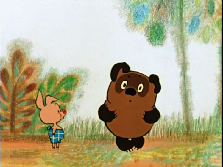 Винни Пух - пятачок, винни пух, мультфильм - оригинал