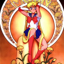 Схема вышивки «Сейлор Мун»