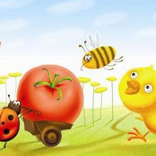 Схема вышивки «веселые картинки»