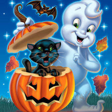 Схема вышивки «хеллоуин»