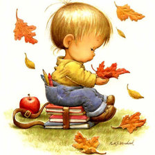 Схема вышивки «забавные малыши»