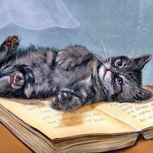 Схема вышивки «Котяра»